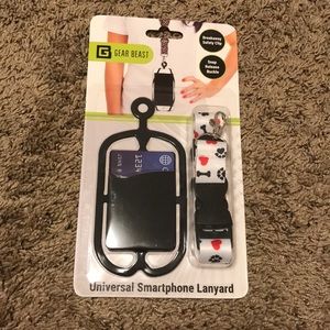 Universal smartphone lanyard